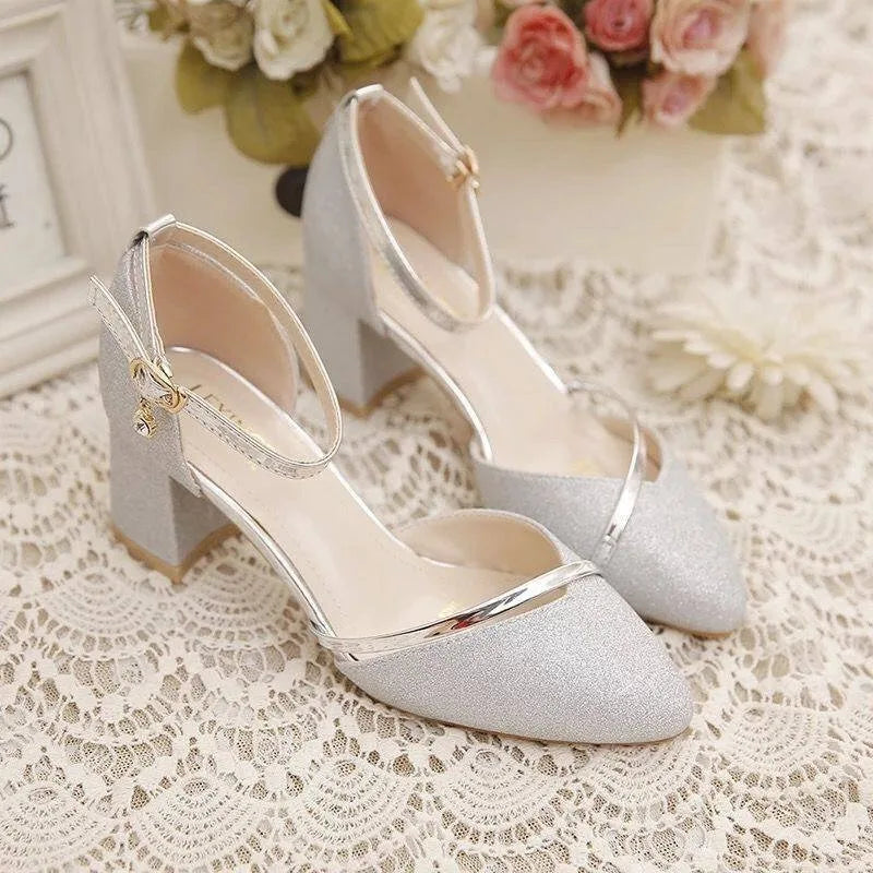 Stylish high heel shoes