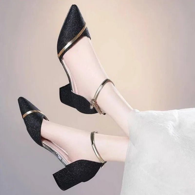 Stylish high heel shoes