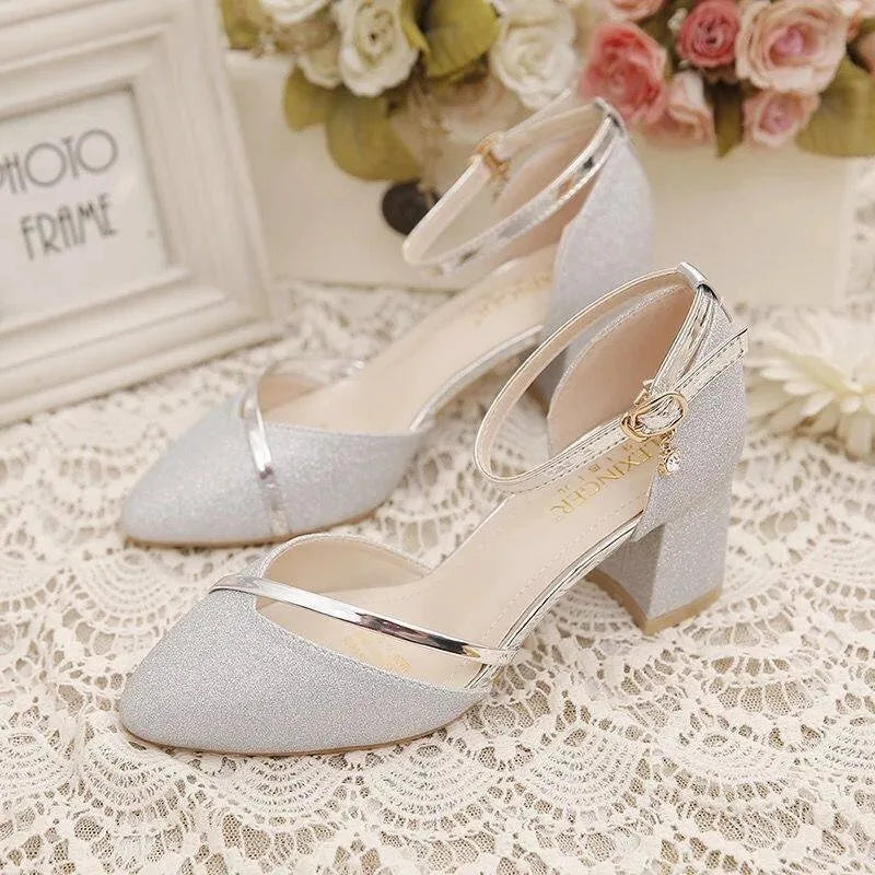 Stylish high heel shoes